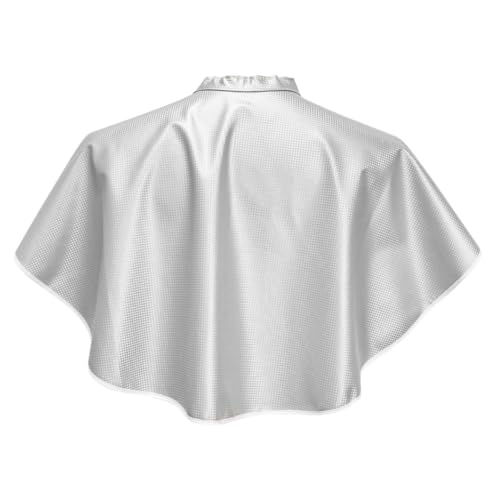 Capa para tinte de cabello blanca impermeable para salón