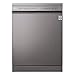 LG DF325FP - Lavavajillas 60 cm Inox Antihuellas, con tercera bandeja, QuadWash, Inteligencia Artificial