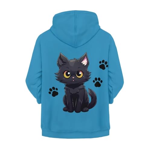 Boys Girls Long Sleeve Hoodies Zip Up Hoodie Sweatshirt Cute Sweatshirt with Pockets Pullover Tops Age 6-142