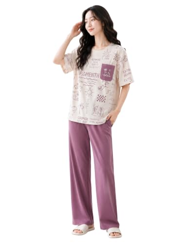 TAGAS Women’s Printed Night Suit Set ONION - Image 2
