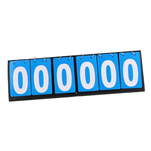 Happyyami Sports Scoreboard Portable Table Top Scoreboard for Basketball Football Tennis Badminton Reusable Flip Scorekeeper