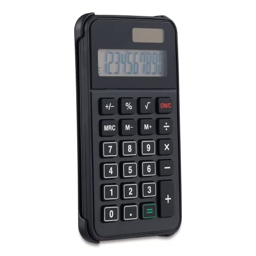 Calculatrice de poche solaire et batterie avec écran 10 chiffres