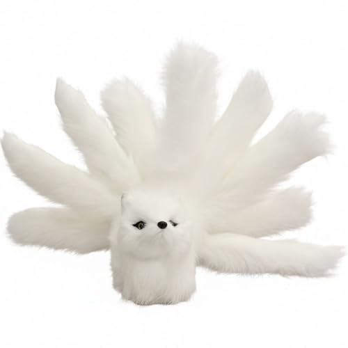 Brxmpn De Peluche De Nueve Colas - Muñeco De Peluche De Hecho a Mano, Exquisita De Animal De Peluche para Decoración del Hogar, Regalo para Niños Y Adultos