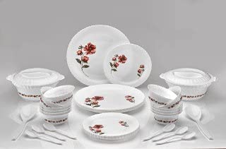 Dinner-Set-of-36psc-Exclusive-Microwave-Safe-Plastic-Printed-Round-Dinner-Set-6-Big-PLATS-6-Small-PLATS-12-Small-Bowl2-Big-Spoon-and-6-Table-Spoon-2-Big-Bowl-with-2-LID-Multi-Color Maharani Dinner Set of 36psc Exclusive Plastic Printed Round Dinner Set. Microwave Safe 6 Big PLATS, 6 Small PLATS , 12…
