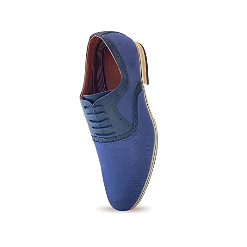 Image of Ferro Aldo Men's Classic Cap Toe Oxford Dress Shoe Collection | Perfect for Formal, Business, and Wedding Attire