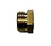 Anderson Metals Brass Garden Hose Fitting, Connector, 3/4" Male Hose ID x 1/2" Female Pipe