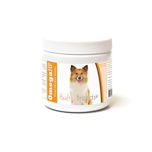 Healthy Breeds Icelandic Sheepdog Omega HP Fatty Acid Skin and Coat Support Soft Chews 60 Count