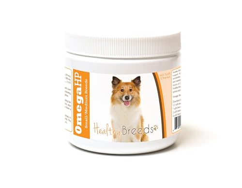 Image of Healthy Breeds Icelandic Sheepdog Omega HP Fatty Acid Skin and Coat Support Soft Chews 60 Count