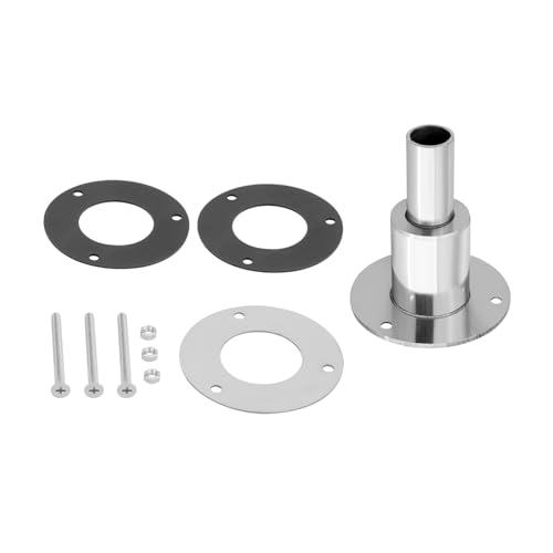 DROMEDARY Durch Rumpf Auspuff Hautanpassung Diesel Heizung Thru Rumpf Auspuffhaut Edelstahl 316 Luft-Dieselheizungs Auspuffrohr Schiffsauspuff Rohrauspuff für Boot LKW Webasto，Gerade 22mm