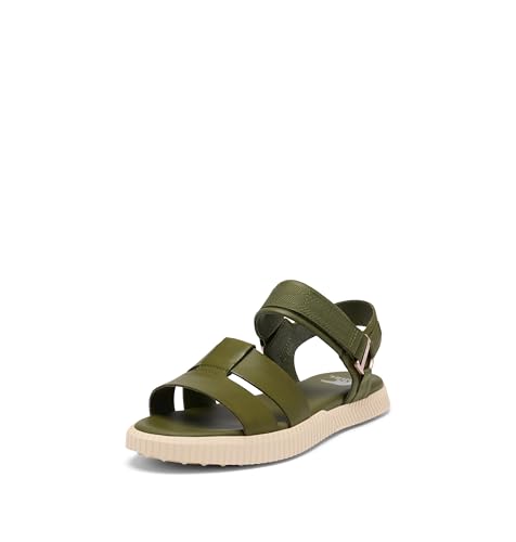 Sandal Plate Ona Ave Sorel : Vos Balades Estivales en Céramique Blanchie et Vert 42