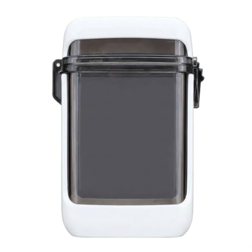 1 peça, estojo de cigarro, acessórios para fumar cigarros de tabaco, material plástico, leve, minimalista, design luxuoso para homens em movimento, branco