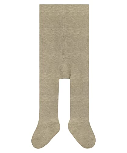 FALKE Family B Ti coton durable unis 1 paire, Collants Mixte bébé, Beige Sand Melange 4650, 62-68