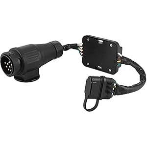 Monkeyor AnhhNger licht converter Europese ronde 13-pins stekker naar US 4-pins platte stekker