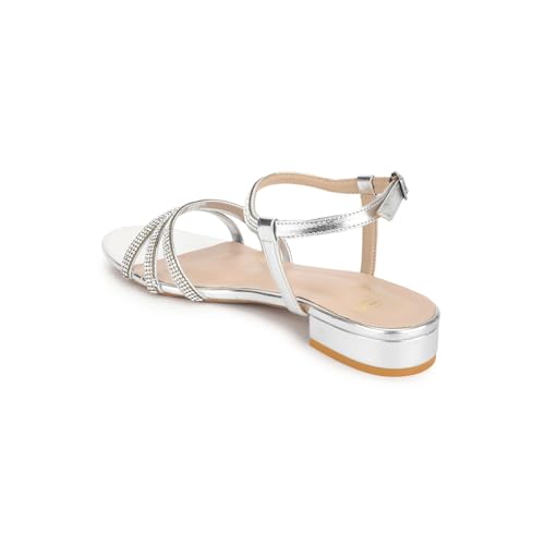 Image of Marc Loire Embellished Flat Fashion Sandals for Women