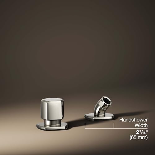 Kohler 27022-SN Soporte para Ducha de Mano con Desviador de Dos Vías Montado en Cubierta, Acabado Níquel Pulido Vibrante miniatura 3