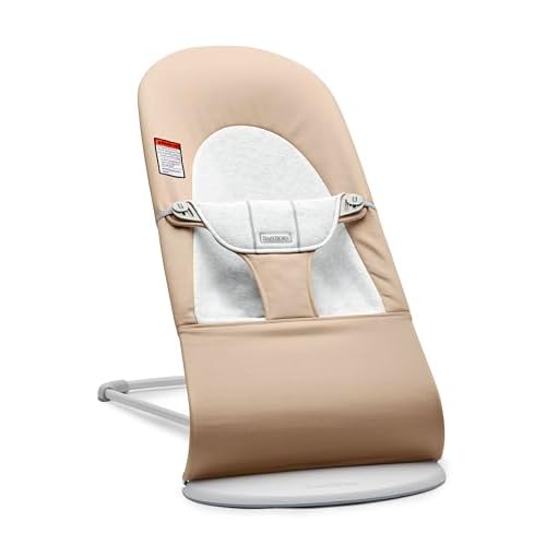 BabyBjörn Bouncer Balance Soft, Woven/Jersey, Beige/Gray