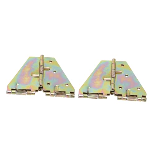 Abaodam 2個 折りたたみテーブル用耐久型蝴蝶ヒンジ ダイニング サイドテーブル キャビネット対応 転 ロック機能付き拡張サポートヒンジ