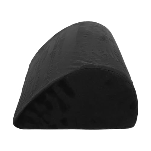 SHINEOFI Reposapiés de Espuma Viscoelástica con Funda Lavable, Soporte Estable y Diseño Portátil para Oficina y Gaming, Cómodo y Transpirable con Asa Negra