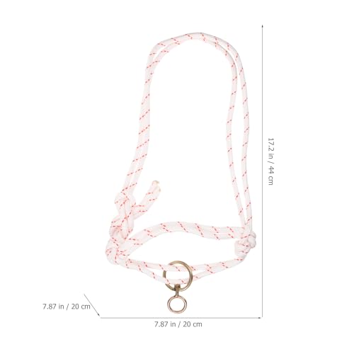 VANZACK Kuhhalter Aus Strapazierfähigem Nylon Tragbares Viehzubehör Zur Komfortablen Anpassung an Rinderkopf Leichtes Und Praktisches Rinderhalfter Für Landwirtschaft Und Viehhaltung