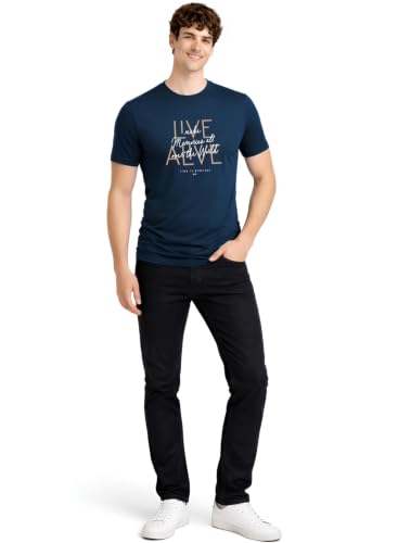 Image of ADRO Printed Tshirt for Men | Cotton Printed T-Shirt | Regular Fit Casual Mens T-Shirts | Premium Summer Tshirts