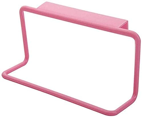 Porte-serviettes rose de 19x6x9 cm pour armoire et salle de bain