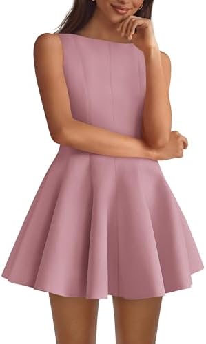 BTFBM Spring Dresses for Women 2026 Elegant Classy A Line Casual Graduation Business Work Party Cocktail Short Dress