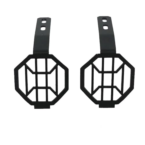 R1250GSアドベンチャーR1200GS GS1200 ADV F800 F700 GSモデルと互換性のあるオートバイ補助フォグライトのLEDライトガードカバープロテクター(STYLE B)