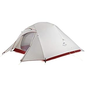 Naturehike Cloud-Up 3 Ultralight Tent 3 Persoons Backpackingtent voor Wandelen Kamperen Outdoor (Grijs)