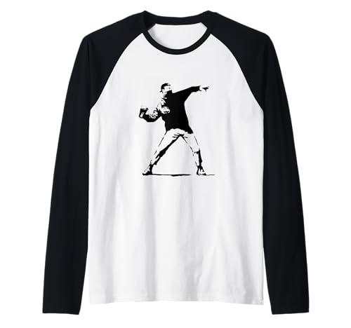 Lance-gobelets Banksy Street Art Grafitti Festival PAPL2751 Manche Raglan