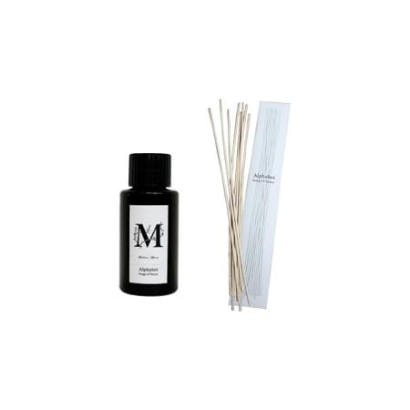 アートラボ(ART LAB)Songs of Nature アルファベット リードディフューザー 【M】モダンアフリカ   (Modern Africa) 120ml　リードスティック付き