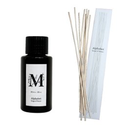 アートラボ(ART LAB)Songs of Nature アルファベット リードディフューザー 【M】モダンアフリカ (Modern Africa) 120ml リードスティック付き