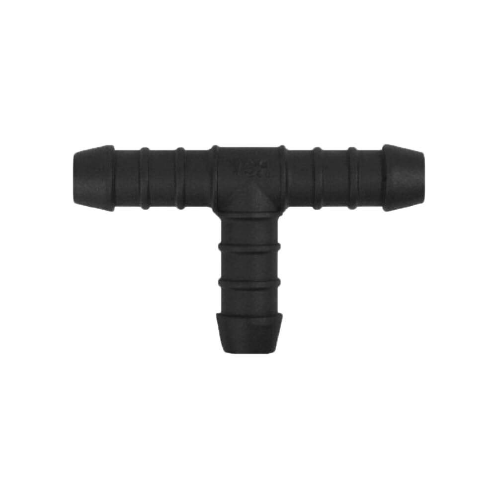 UKCable-Ties 10x Straight Reducer Elbow Tee Y Piece Fuel Air Water Pipe Connector Joiner (T-Piece 3-Way Connector, 10mm)