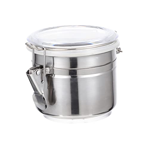 TOVINANNA Stainless Steel Eyelash Glue Storage Sensitive Lash Adhesive Jar Leakproof Lash Box for Makeup