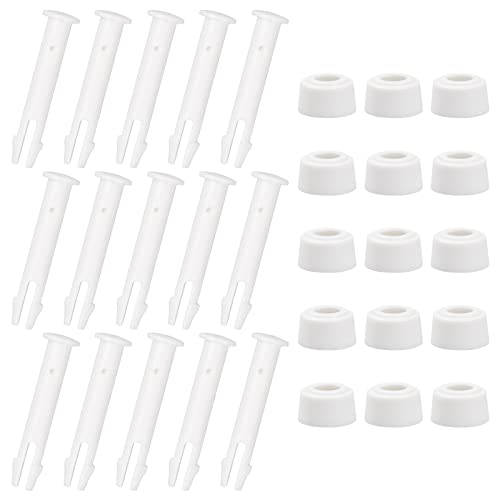 Vesaneae 15 Pièces Goupilles de Joint de Piscine en Plastique, Ensemble de goupilles de Joint de Piscine, Piscine Remplacement des Pièces, Goupilles en Plastique et Joints en Vaoutchouc (5cm)