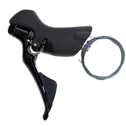 Il design a doppio controllo integra le funzioni di freno e cambio in un'unica leva, semplificando l'uso e riducendo il movimento delle mani durante la pedalata su strada.