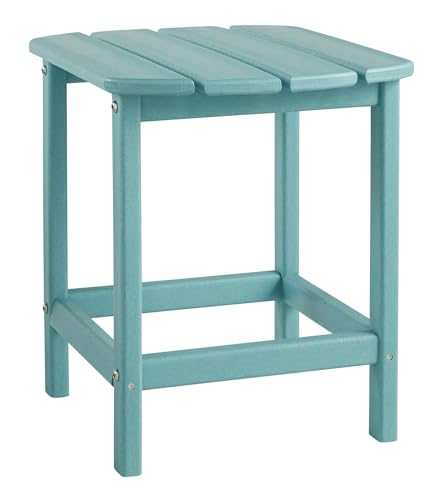 Table d'appoint extérieure Signature Design Ashley Sundown Treasure turquoise