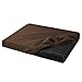 tierlando® Original Quick-Cover® Basic Uni ochraniacz na materac, 4-kątna poszewka na poduszkę, z poliestru - na łóżko dla psa, mata dla psa, sofa dla psa (OS4, 100 x 80 x 12 cm, 01 brązowa)
