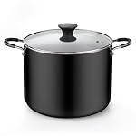 Cook N Home 10.5 Quart Non Stick Stock Pot with Lid, Large Pots for Cooking