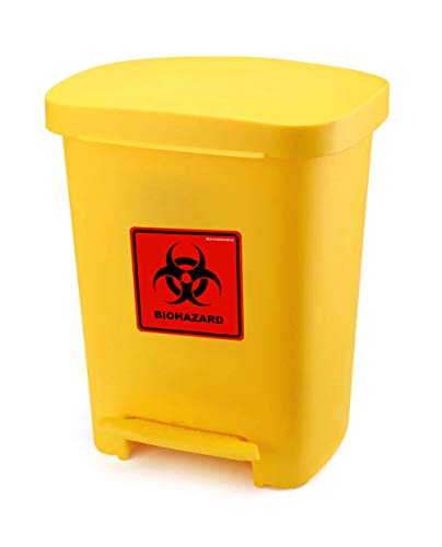 Image of Biohazard Stickers- 5.5 inch x 5.5 inch Biohazard Labels (Pack of 10) - UV Coated Label- Biohazard Warning Sign for Labs, Hospitals and Industrial Use Universal Biohazard Symbol by Ignixia (10)