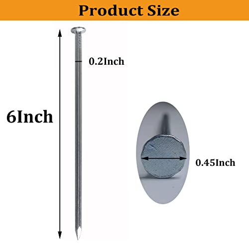 Clavos de 6 pulgadas Marca UEUORF (2)