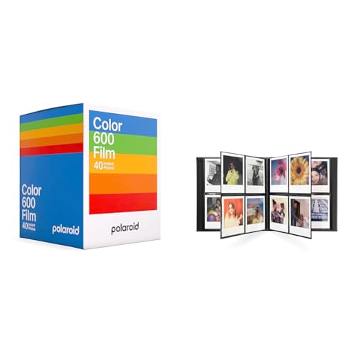 Polaroid Film Couleur pour 600 - x40 Film Pack - 6013 & Album Photo - Grand