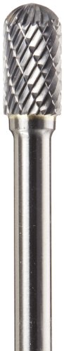 Image of Drill America SC-3 Carbide Burr /Rotary File Cylindrical Radius-End Double Cut for Die Grinder 3 /8 inch Dia. x 3 /4 inch Cut Length with 1 /4 inch Shank and 2-1 /2 inch Overall Length, DUL Series