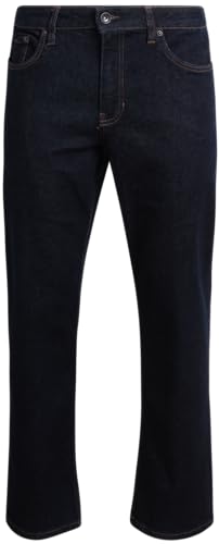 Chaps Men's Relaxed Fit Jeans - Straight Leg Stretch Comfort Denim Jeans for Men