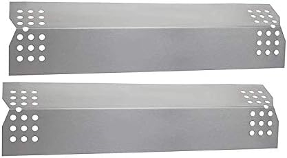 Zljiont 2-pack Grill Heat Plates for Gas Grill Model Kitchen Aid 720-0787D, 720-0819, Stainless Still Heat Plate Replacement fit other Nexgrill Gas Grill
