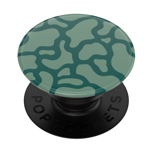 Image of PopSockets Translucent Phone Grip with Expanding Kickstand, PopSockets for Phone, Translucent PopGrip, Into The Woods - Camo Flow