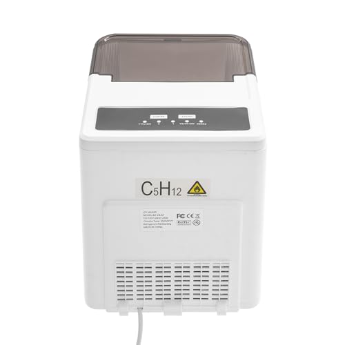 Fabricadora de Hielo Eléctrica de Mostrador 26.46LBS/Día Blanco miniatura 4