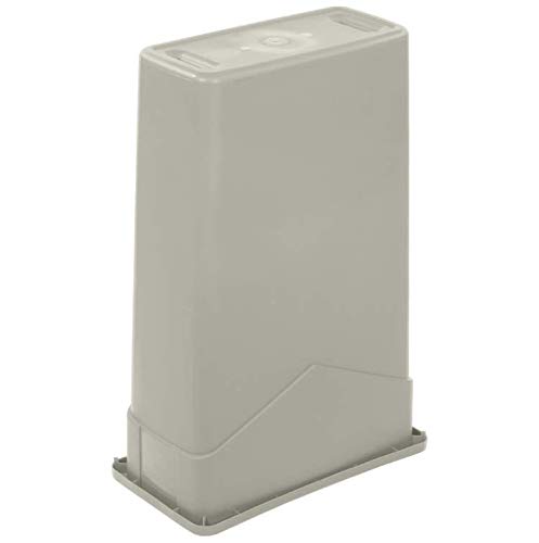 Caneca de basura rectangular beige de 23 galones miniatura 2