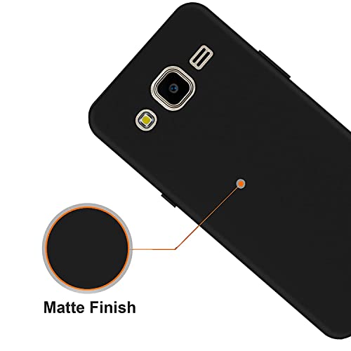 Image of Mobile Back Cover Case for Samsung Galaxy J7 Nxt (Silicone Case|CameraProtection|Black SC1510)