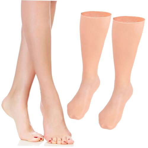 TOVINANNA 1Pair Moisturizing Socks for Cracked Feet Long Foot for Softening Dry Skin for Night Use with Skin Care Products Comfortable and Repairing Design for All Ages