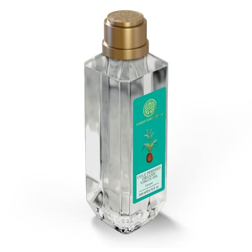 Forest Essentials Organic Cold Pressed Virgin Oil Coconut | Rich in Vitamin E with Pure Coconut Massage Oil For Hair & Skin | 200 ml - Image 2